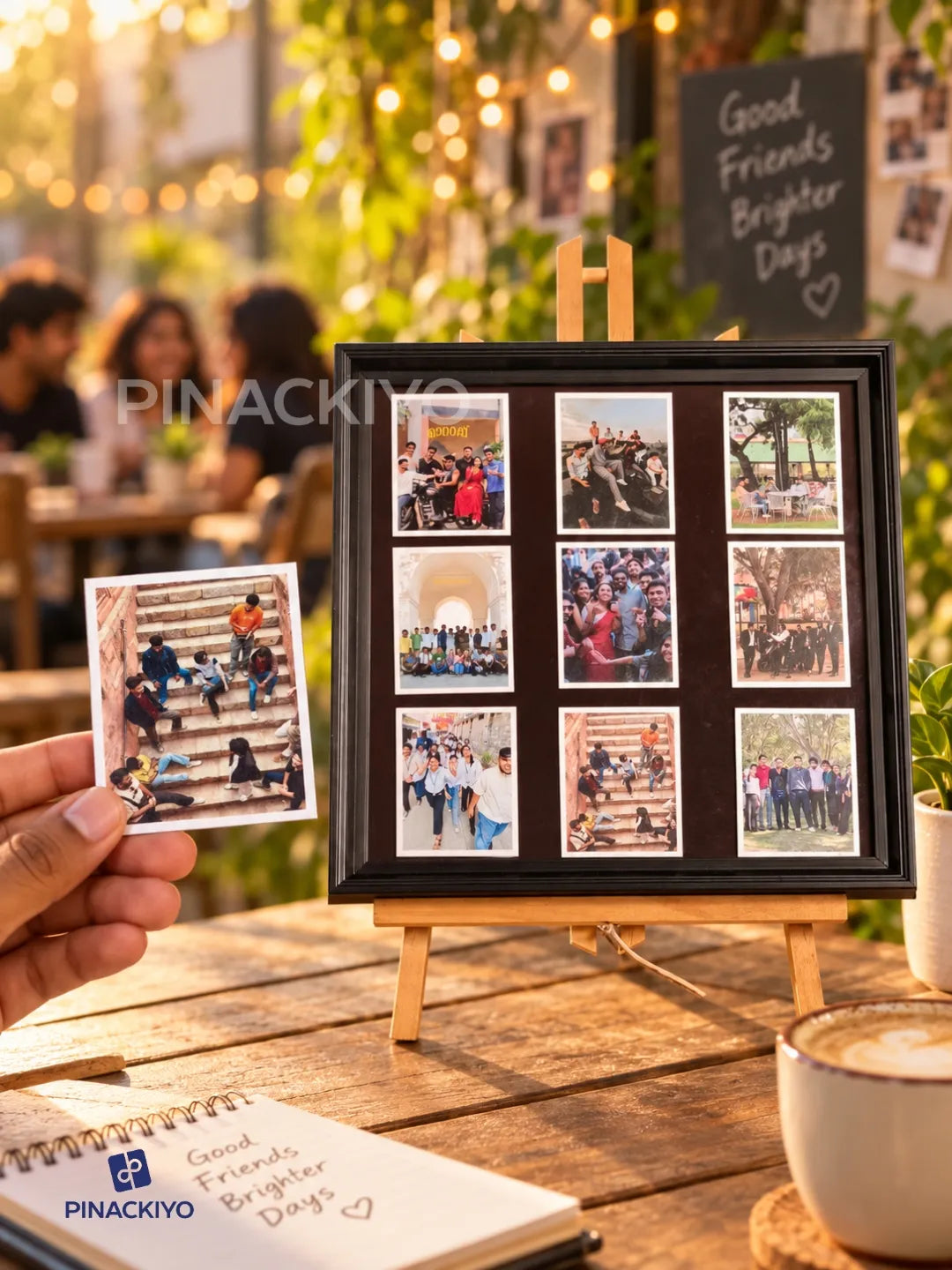 Polaroid Style Photo Magnets - Custom Fridge Magnets, Set of 12