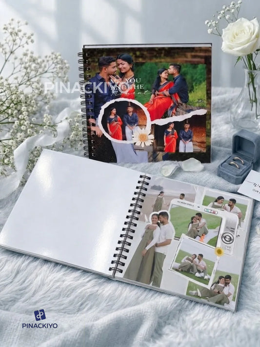 Portrait Spiral Photo Magazine 5 x 5 - Custom Flip Photo Album