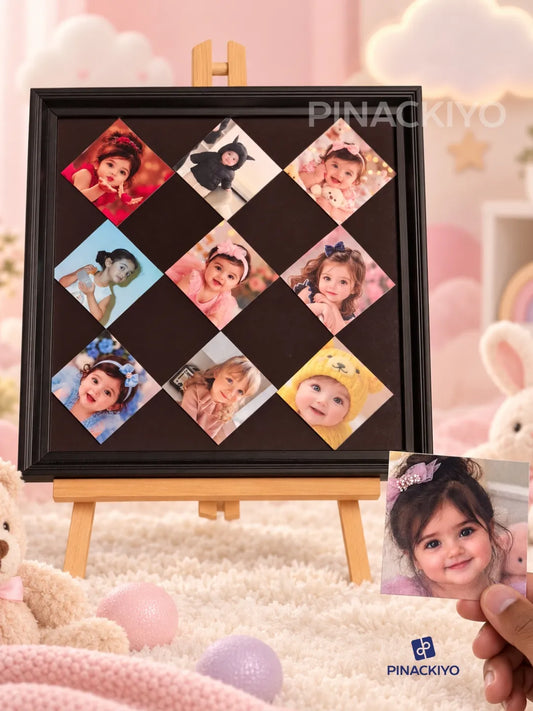 Mini Square Photo Magnets - Custom Fridge Magnets, Set of 12